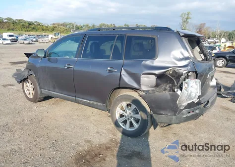 2012 Toyota Highlander Se V6 from USA, damaged, VIN 5TDBK3EH7CS174331